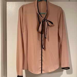 New without tag SHEIN blouse pink and black elegant and soft